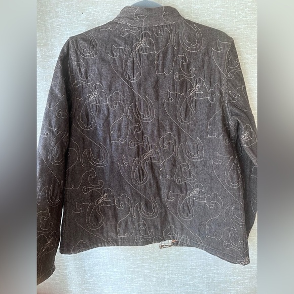 KAKTUS Embroidered Button Up Jacket Size Small - Picture 5 of 5